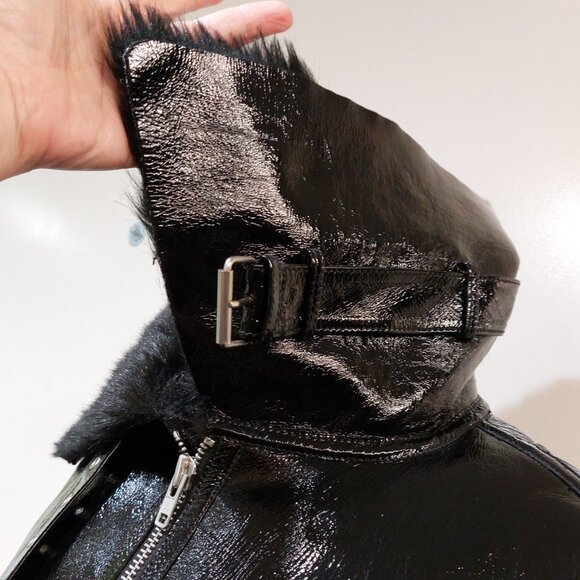 💥HOT ITEM💥PALMER GIRLS X MISS SIXTY Genuine Leather Aviator Jacket - Picture 13 of 16